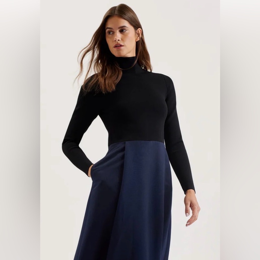 A-Line Dress with Side Pockets